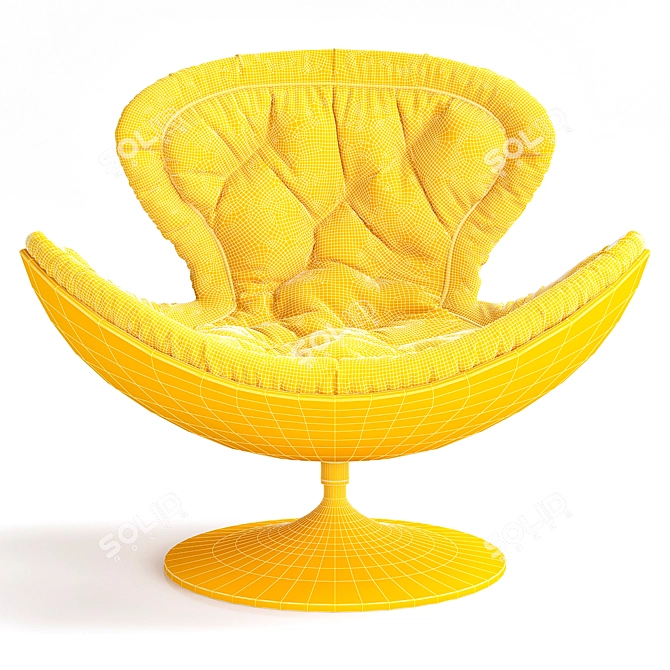 Futuristic Jetsons Armchair 3D Model 3D model image 3