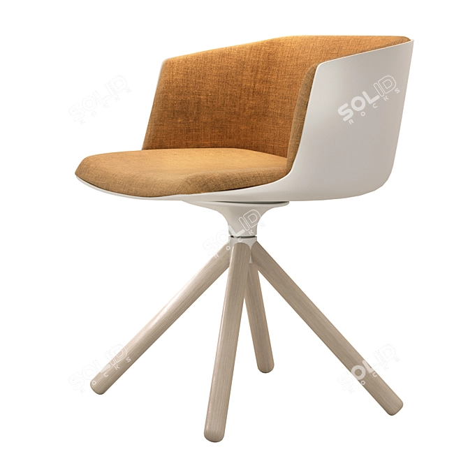 Versatile Cut Chair Collection 3D model image 1