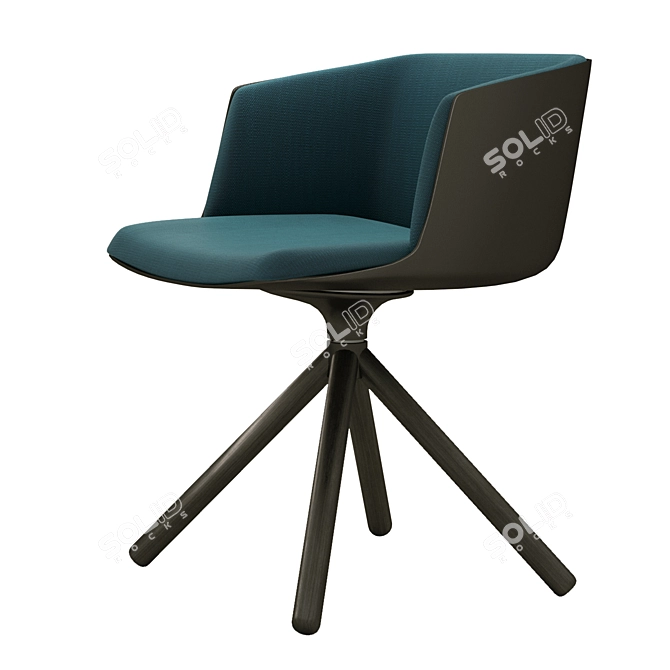 Versatile Cut Chair Collection 3D model image 3