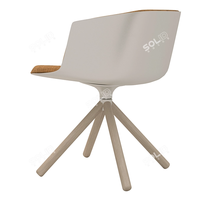 Versatile Cut Chair Collection 3D model image 5