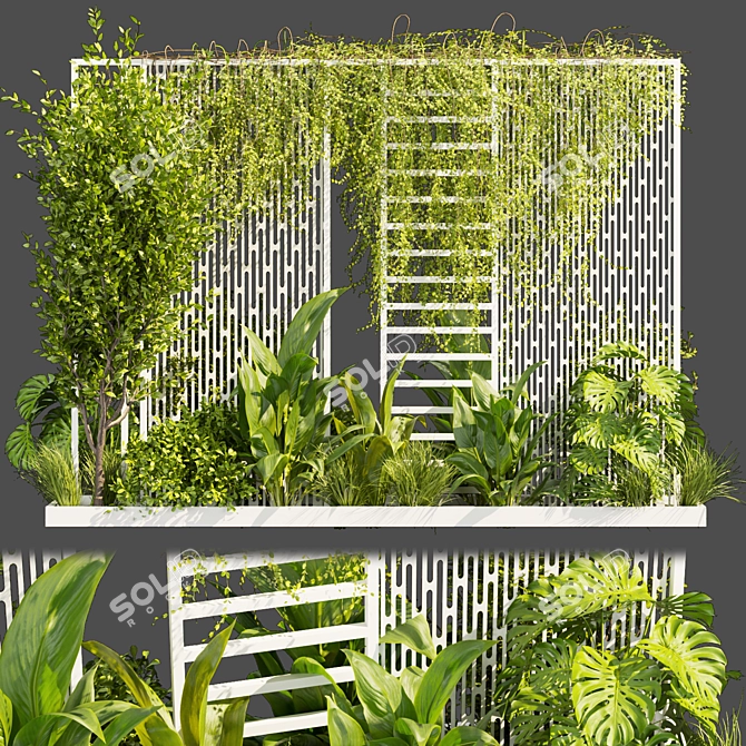 Urban Plant Collection Pack 3D model image 1