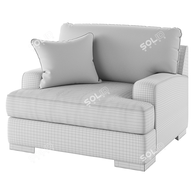  Benchcraft Mercado Chair and a Half 3D model image 2