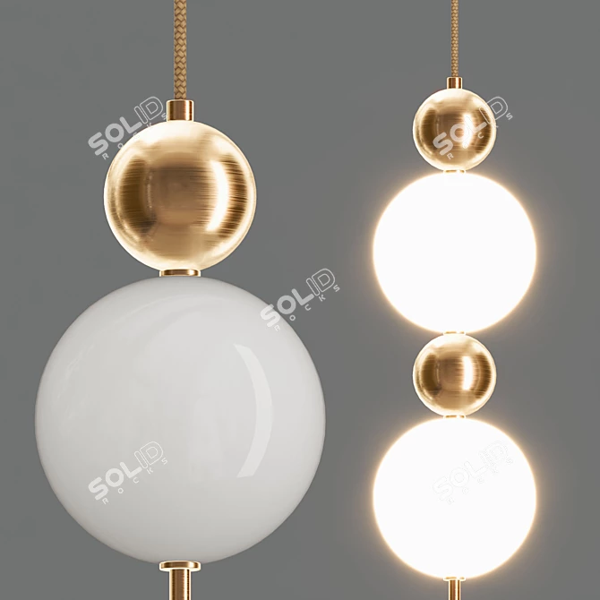 FOLMER Pendant Light Fixture 3D model image 2