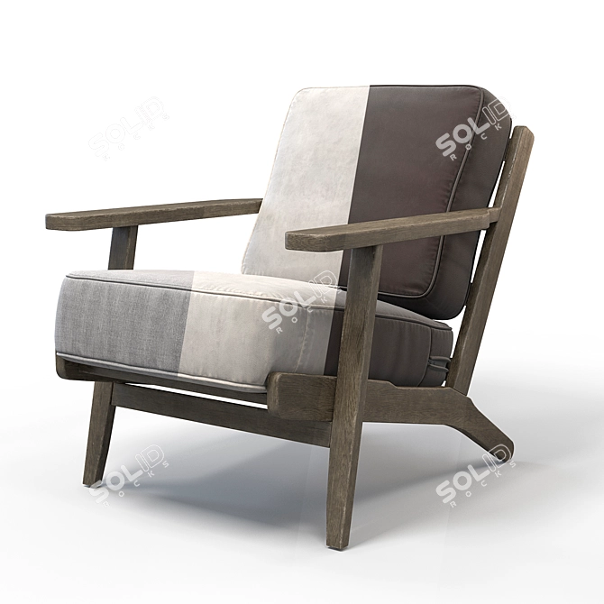 Mercer Accent Chair by Picket House 3D model image 2