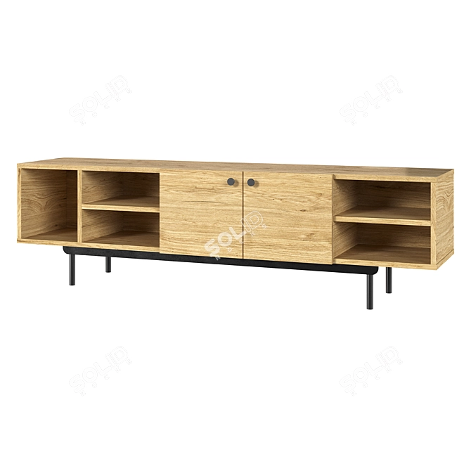 Modern TV Stands Set Skult 3D model image 5