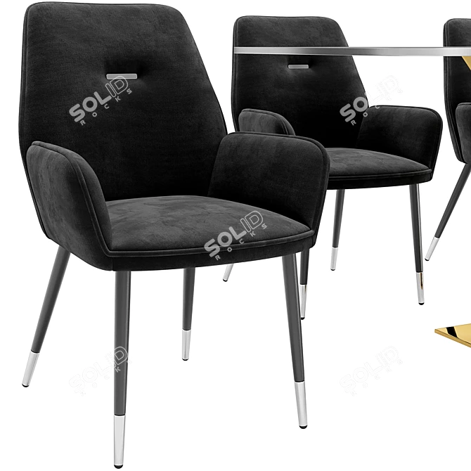 Modern Dining Set Wendy & Interno 3D model image 3
