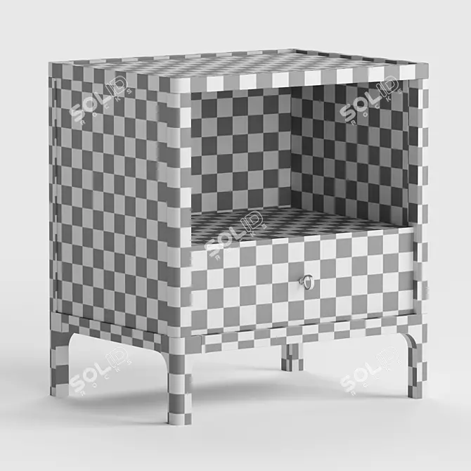 Modern Pinch Joyce Bedside Table 3D model image 4