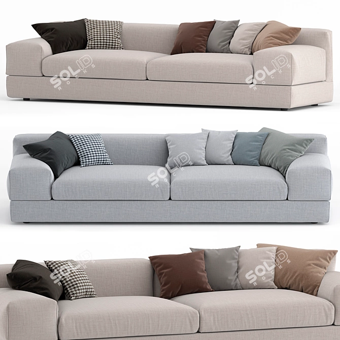 Italian Luxury 835 Evosuite Sofa 3D model image 1