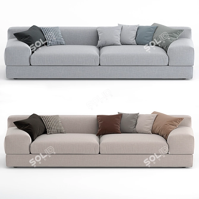 Italian Luxury 835 Evosuite Sofa 3D model image 2