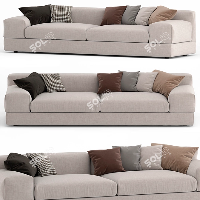 Italian Luxury 835 Evosuite Sofa 3D model image 4