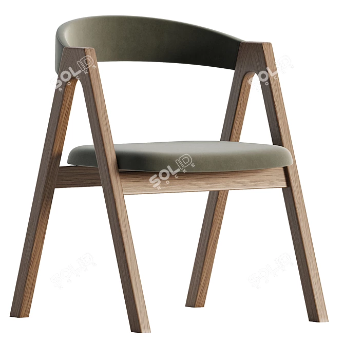 Contemporary Dublin Stool | Modern Design 3D model image 2