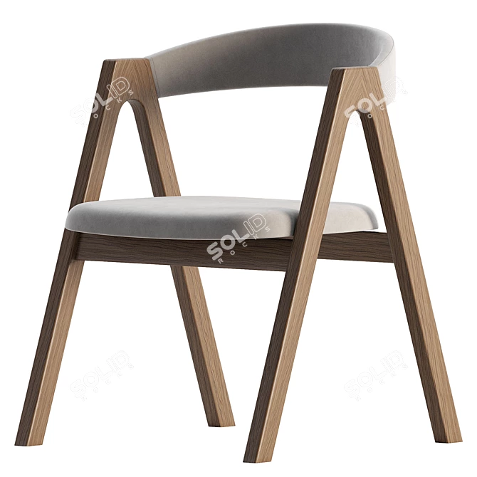 Contemporary Dublin Stool | Modern Design 3D model image 5