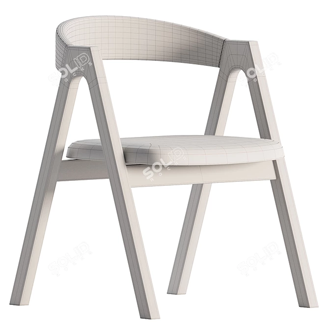 Contemporary Dublin Stool | Modern Design 3D model image 6