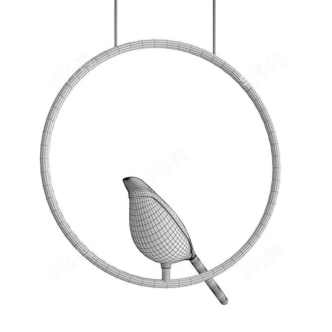 Modern Minimalist Design Nomi Lamp 3D model image 3