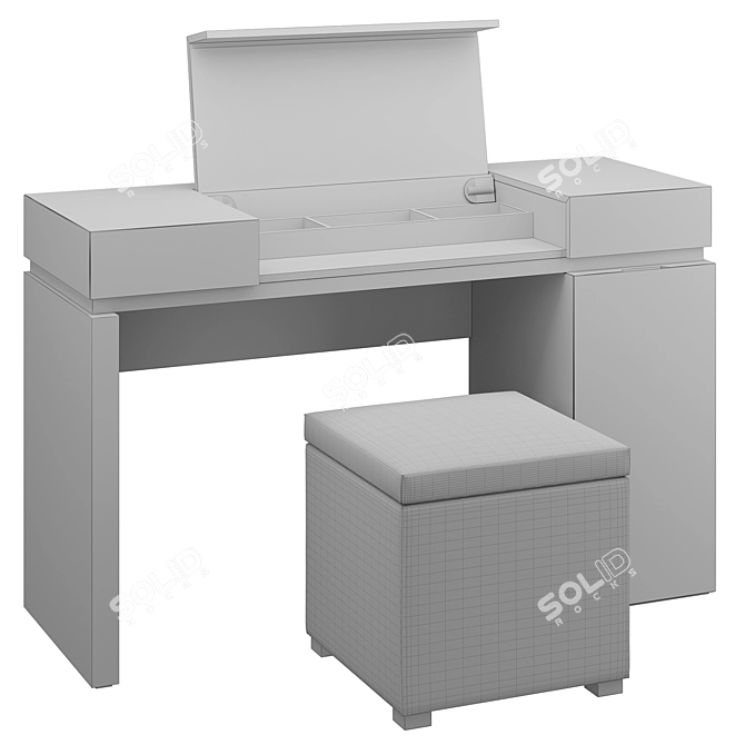 Modern Vanity Table Set OLIVIERI 3D model image 5