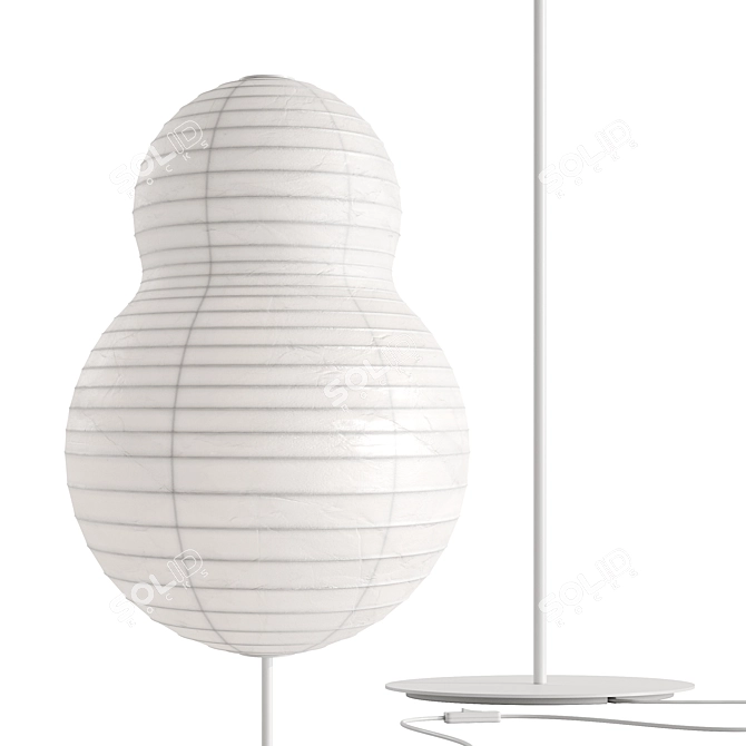 Modern Puff Floor Lamp Design 3D model image 10