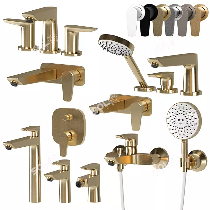 HANSGROHE TALIS Faucet Set 3D model image 1