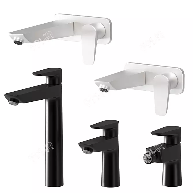 HANSGROHE TALIS Faucet Set 3D model image 2