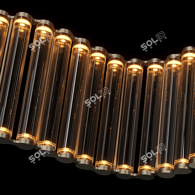 Italian Chain Lighting System, Viabizzuno's Coppibartali 3D model image 4