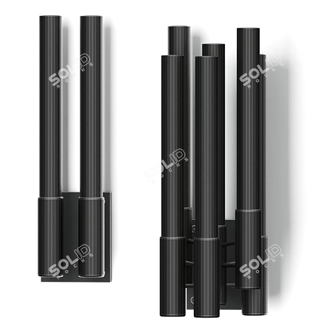 Modern Luxe Wall Lamp 3D model image 3