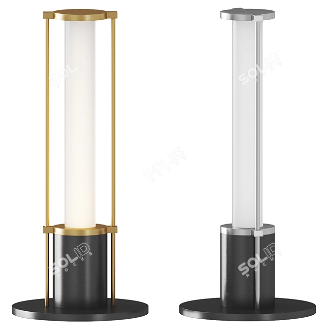 Sleek Modern Lighthouse Table 3D model image 1