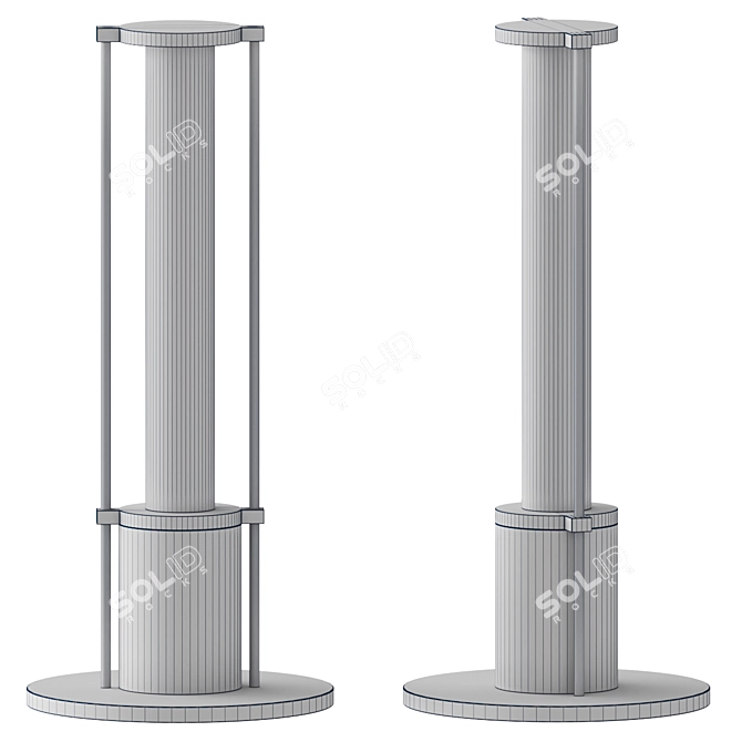 Sleek Modern Lighthouse Table 3D model image 2
