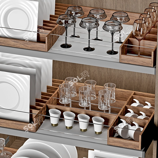 Elegant Decor Set 2018 3D model image 2