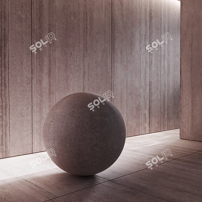 Neural-Enhanced Cemento Grigio Tiles 3D model image 3