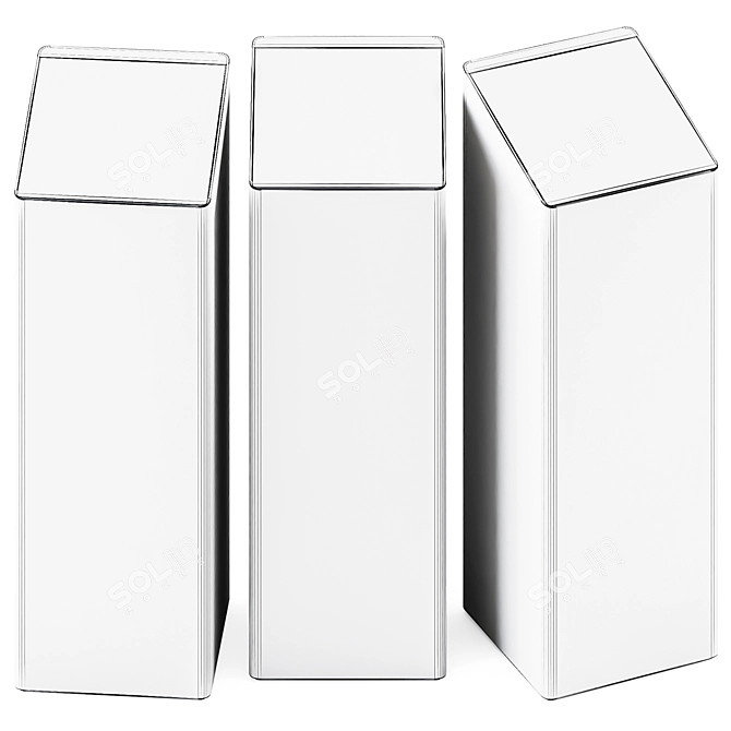  Vevey Design Recycling Bin 3D model image 2