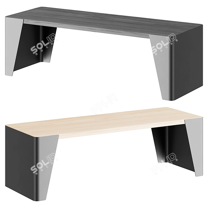  GORDIYKO Bench byFurniture 3D model image 1