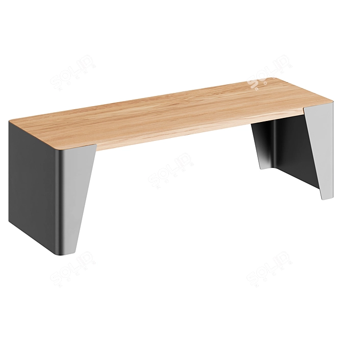  GORDIYKO Bench byFurniture 3D model image 2