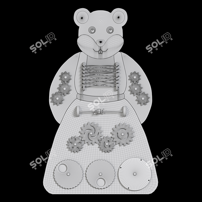 Interactive Mouse Rat Board 3D model image 2