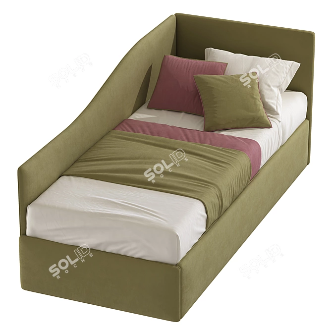 Convertible Sofa Bed Pluto 273 3D model image 2