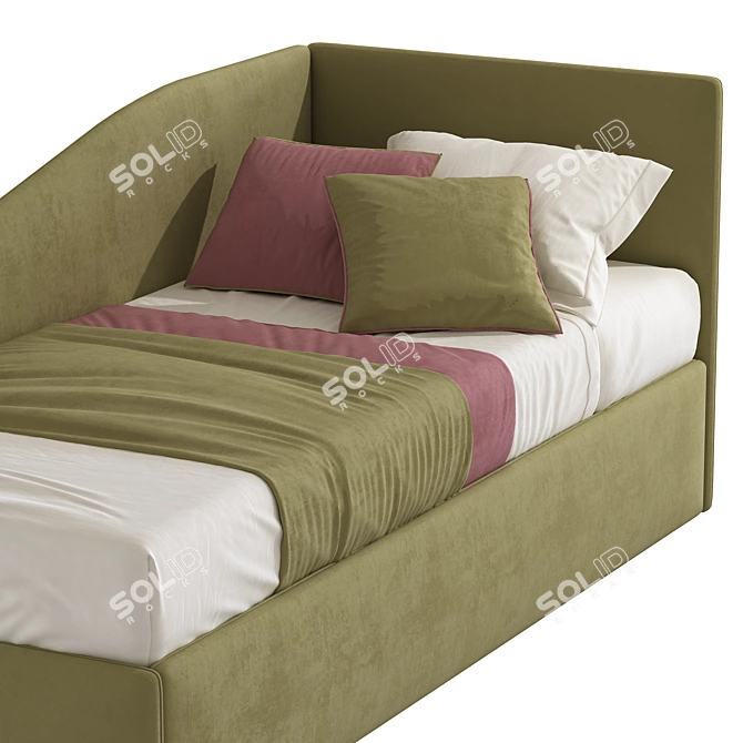 Convertible Sofa Bed Pluto 273 3D model image 6