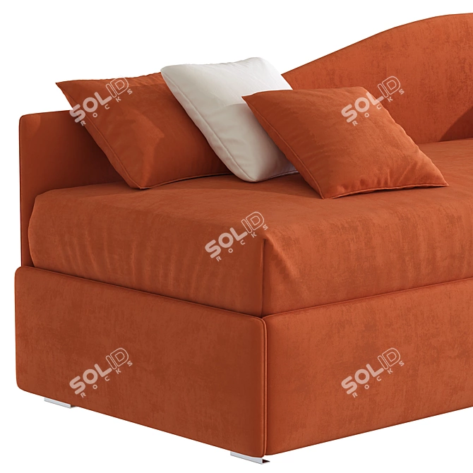 Convertible Sofa Bed Pluto 273 3D model image 7