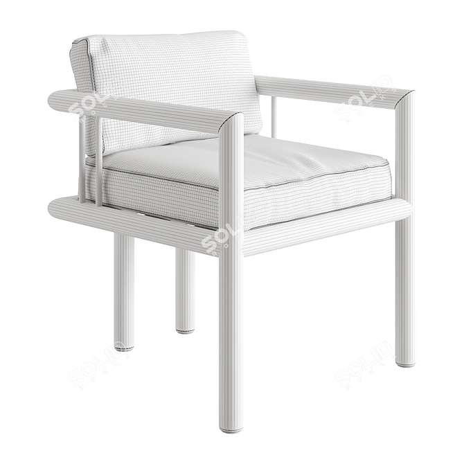 Sleek Imane Chair, Paolo Castelli 3D model image 5