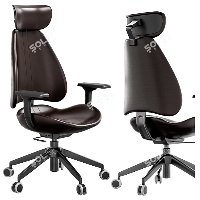 IKEA GRUPPSPEL Gaming Office Chair 3D model image 4