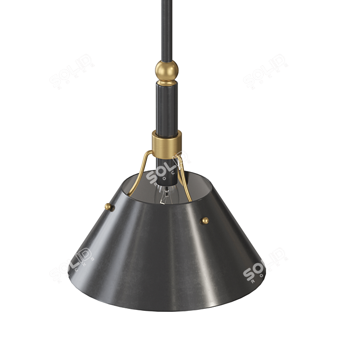 Modern Pendant Light Fixture 3D model image 2