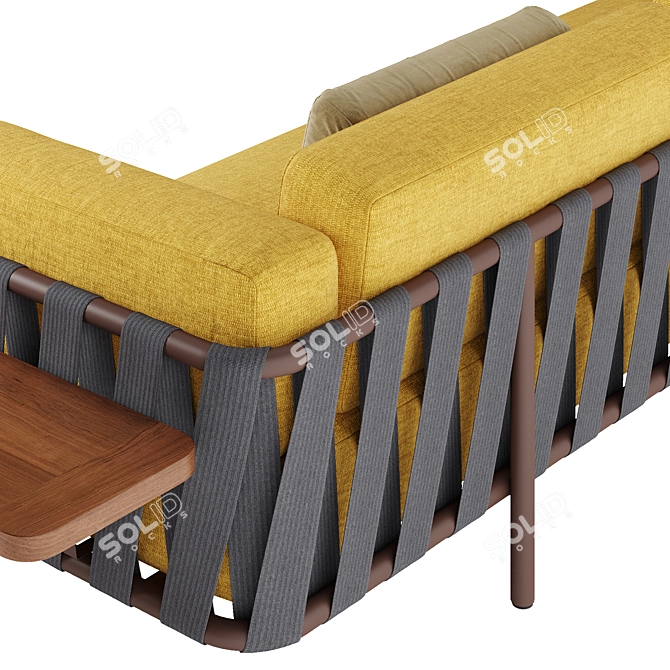 Arketipo Punta Ala Outdoor Sofa 3D model image 2