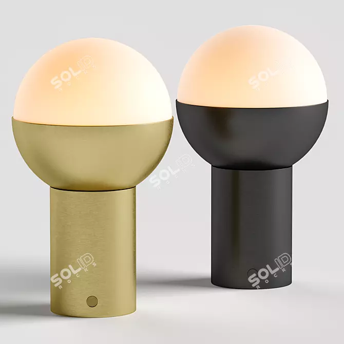 Elegant Roma Table Lamp 2014 3D model image 1