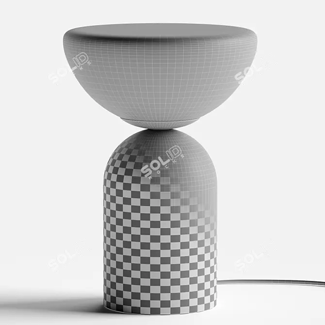 Modern Silio Table Lamp 2014 3D model image 3