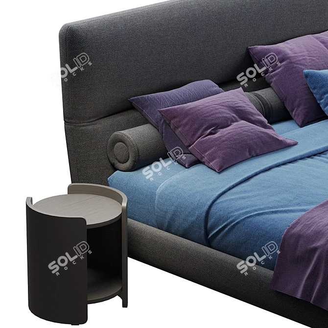 Modern Light Bed 2017 Edition 3D model image 2