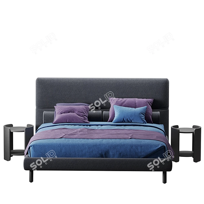 Modern Light Bed 2017 Edition 3D model image 3