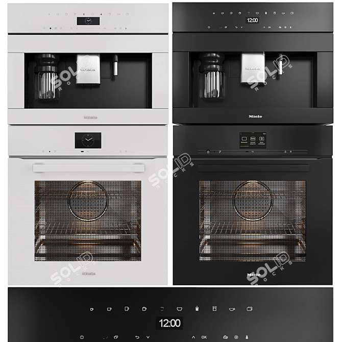 Miele Kitchen Appliance Collection 3D model image 2