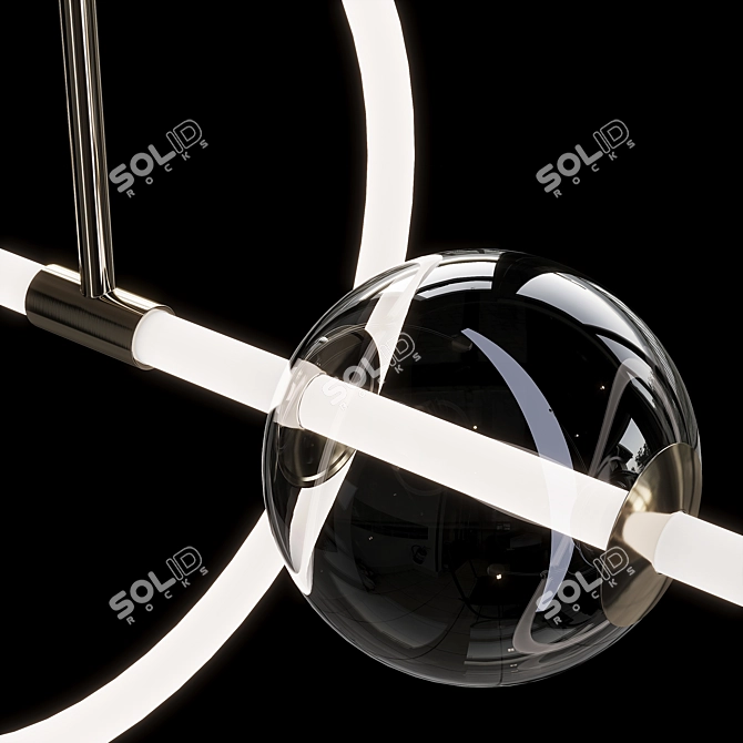 Industrial Pendant Light Loft IT 3D model image 2