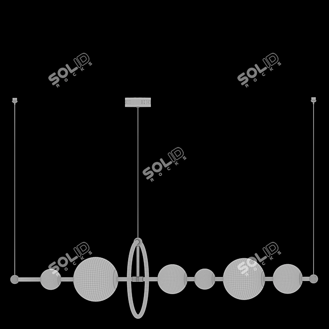 Industrial Pendant Light Loft IT 3D model image 3