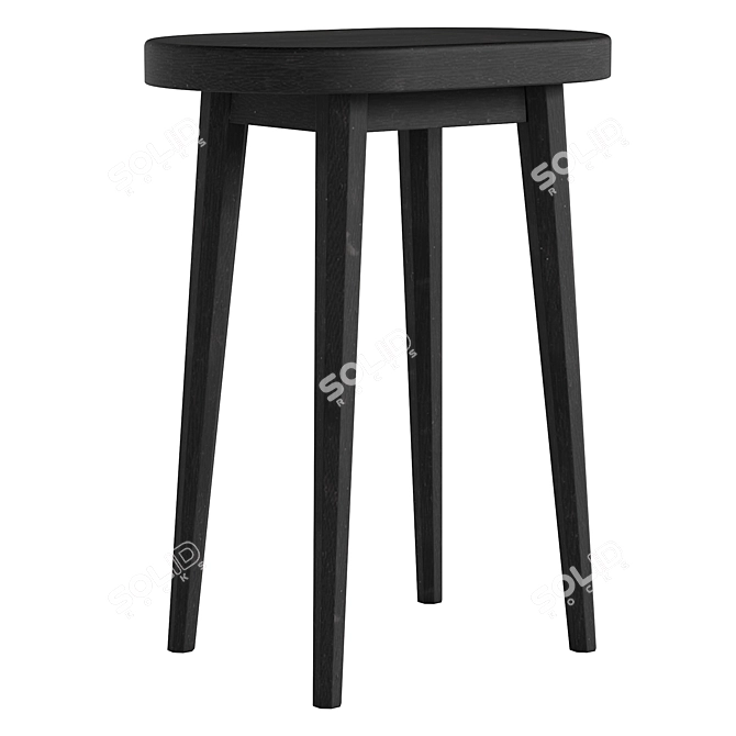 Modern Side Table Billie with XForm 3D model image 2