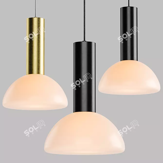 Modern SILIO Pendant Lamp (2014) 3D model image 1