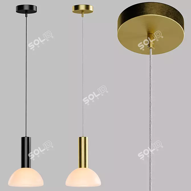 Modern SILIO Pendant Lamp (2014) 3D model image 2