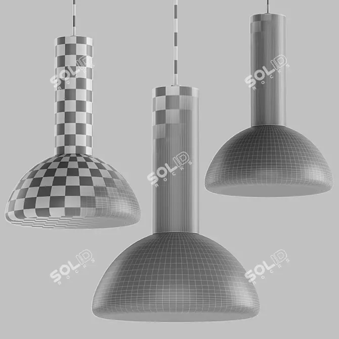 Modern SILIO Pendant Lamp (2014) 3D model image 3